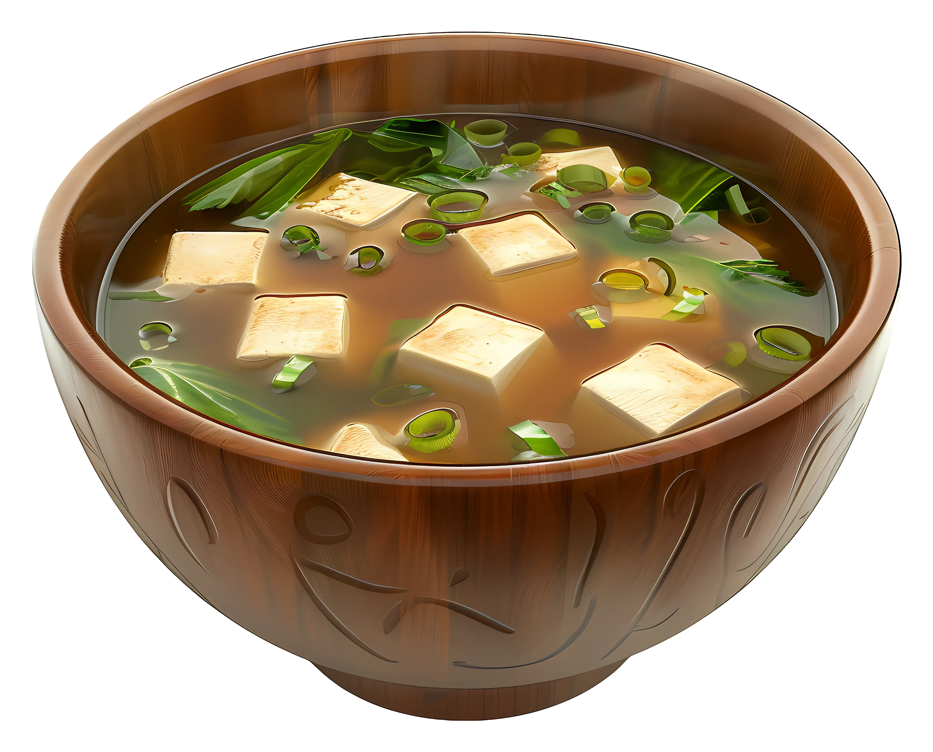 Tofu Soup in Bowl