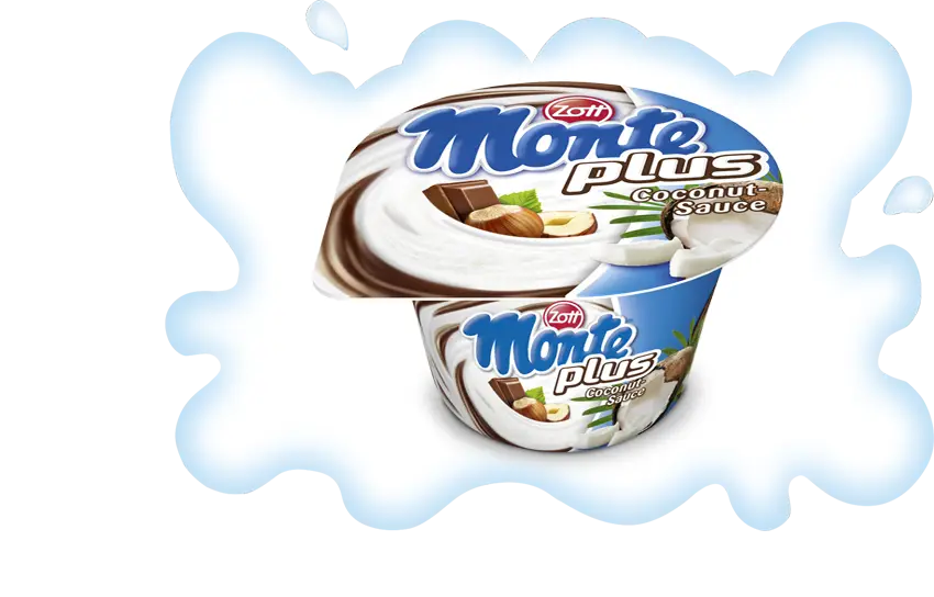 Monte Plus Chocolate and Cream Yogurt