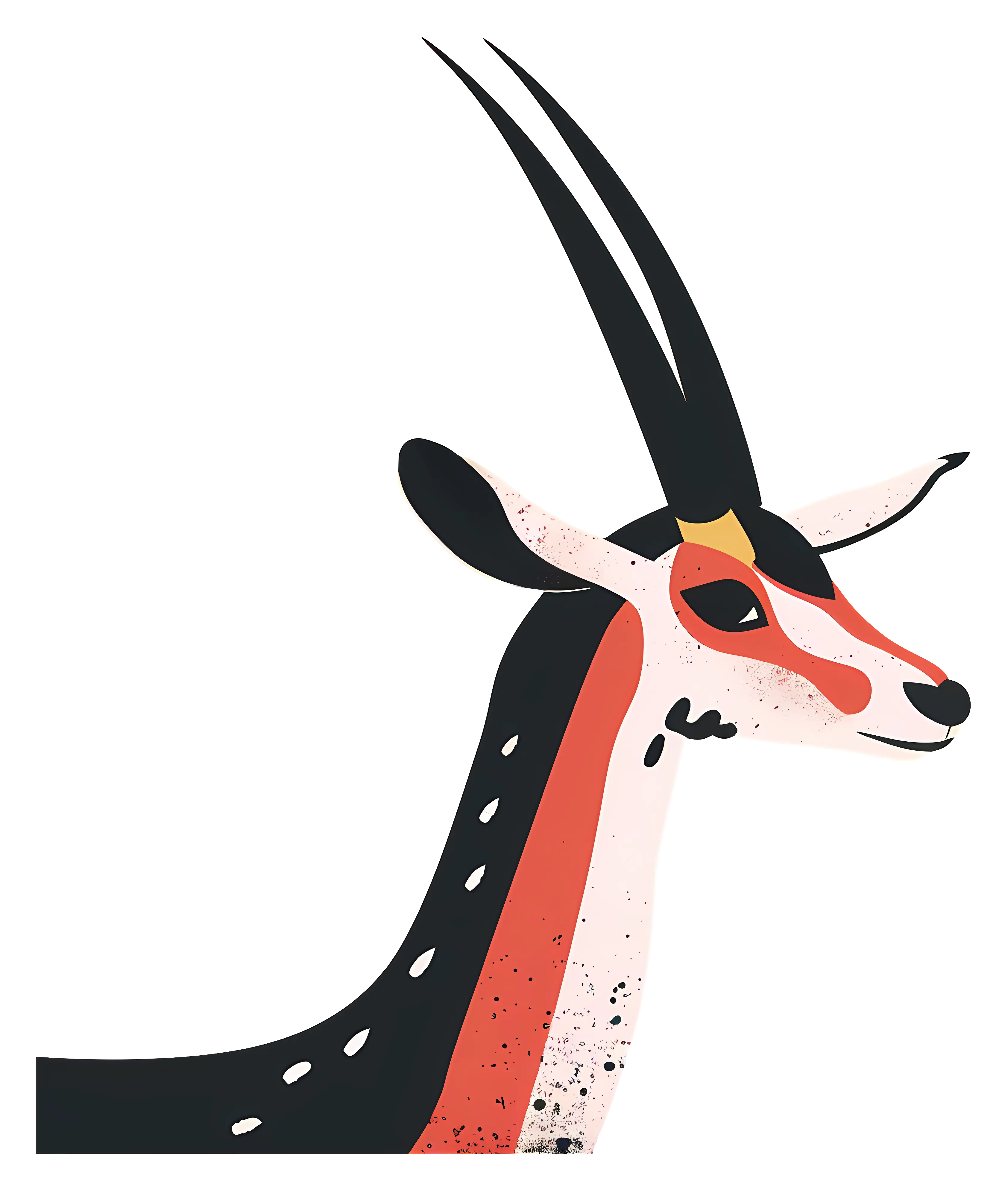 Antelope with Long Horns