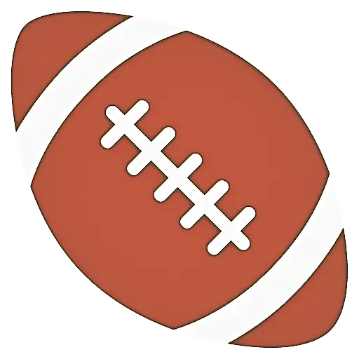 American Football Ball Illustration