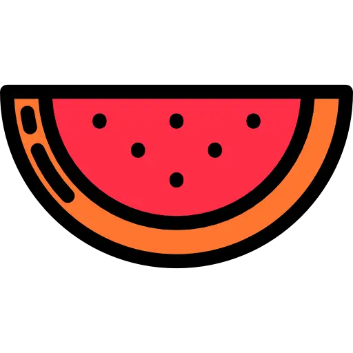 Illustration of a Watermelon Slice