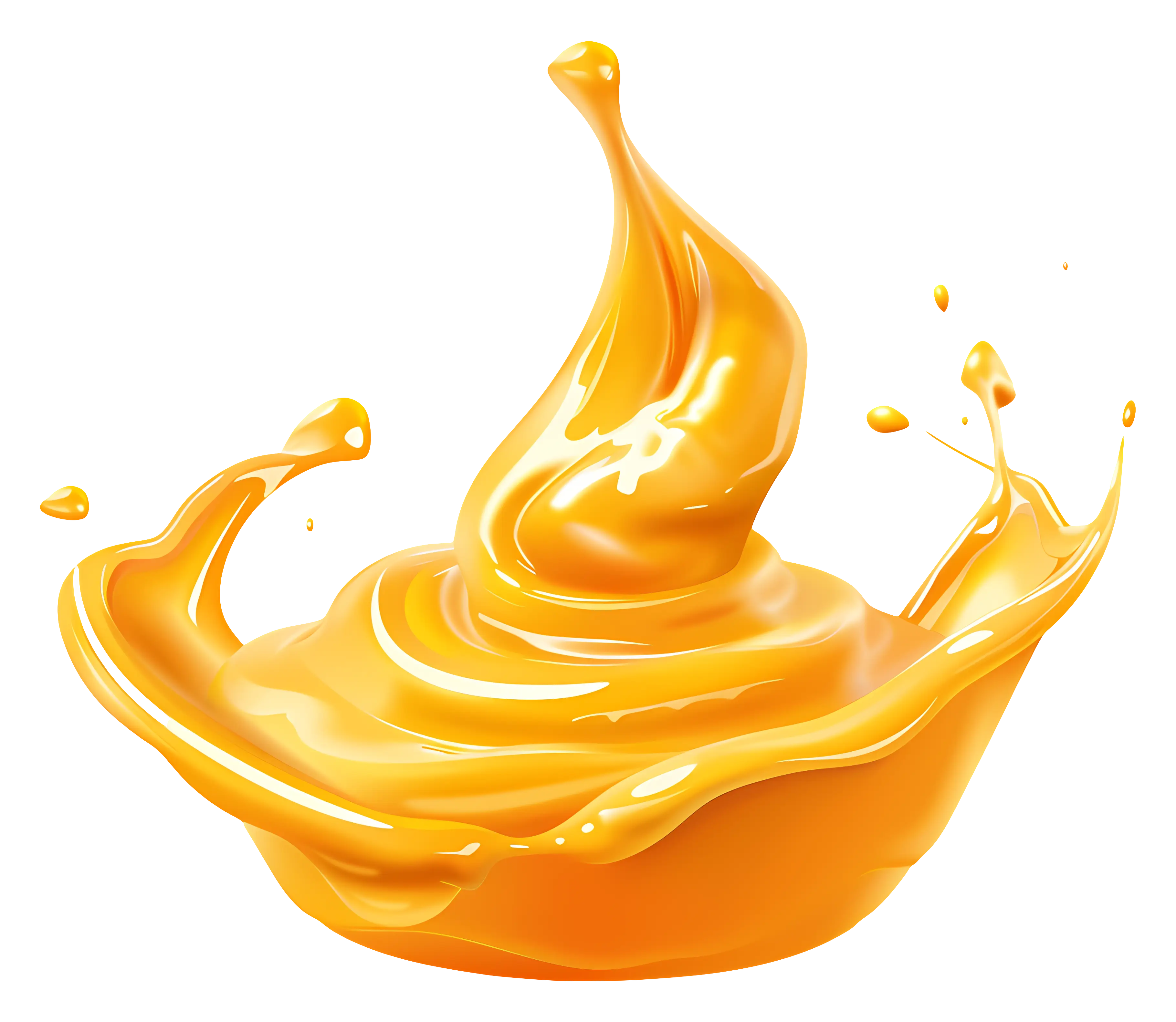 Yellow Paint Splash Design