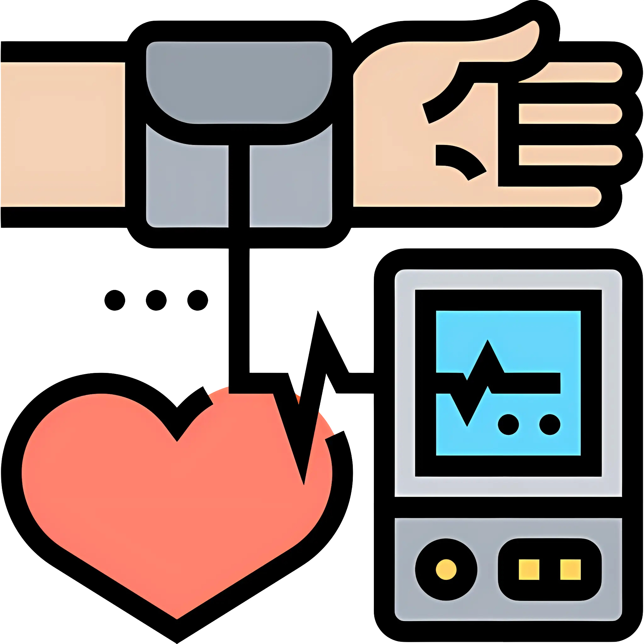 Blood Pressure Monitor Icon