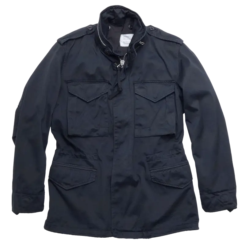 Black Jacket with Multiple Pockets