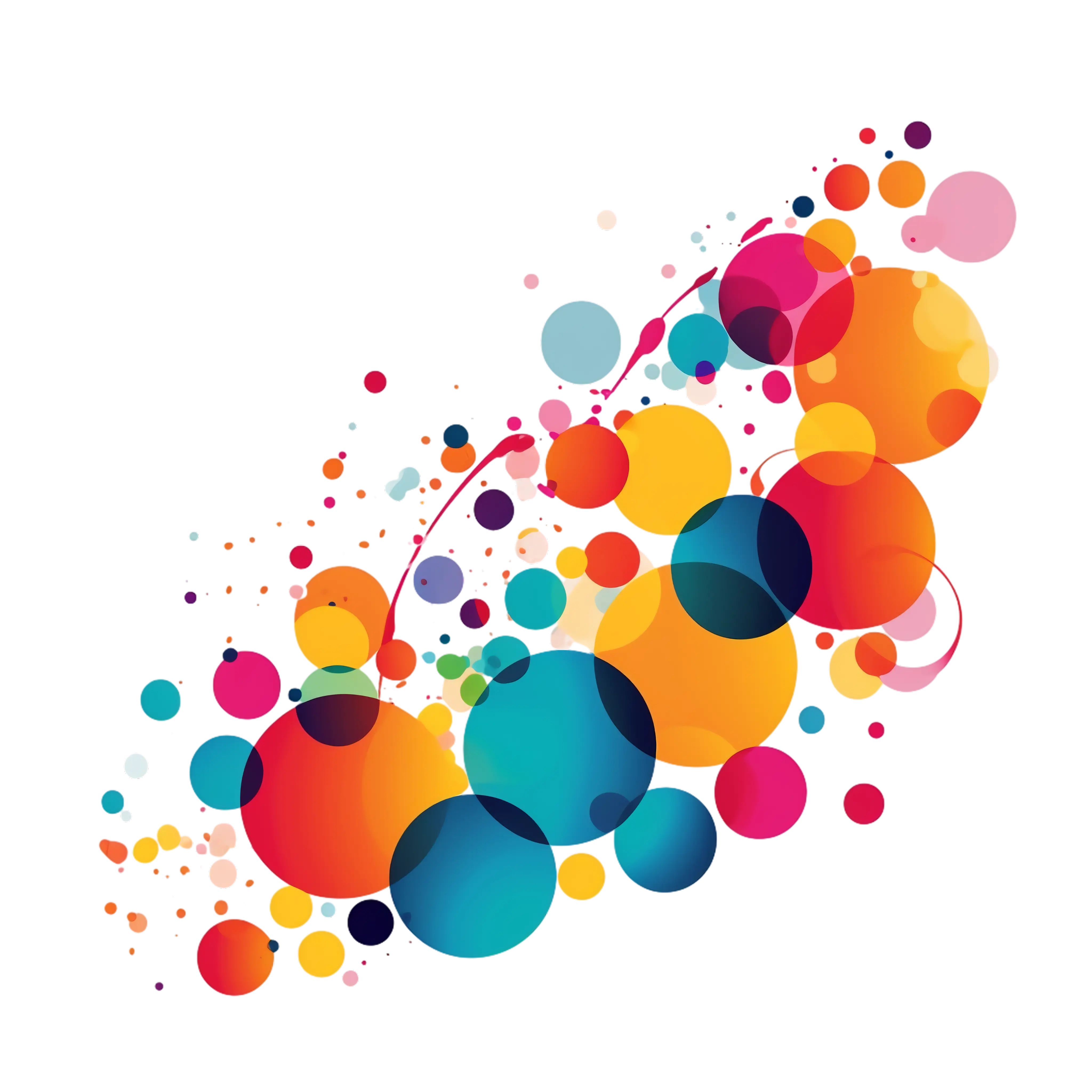 Colorful Abstract Circles Design