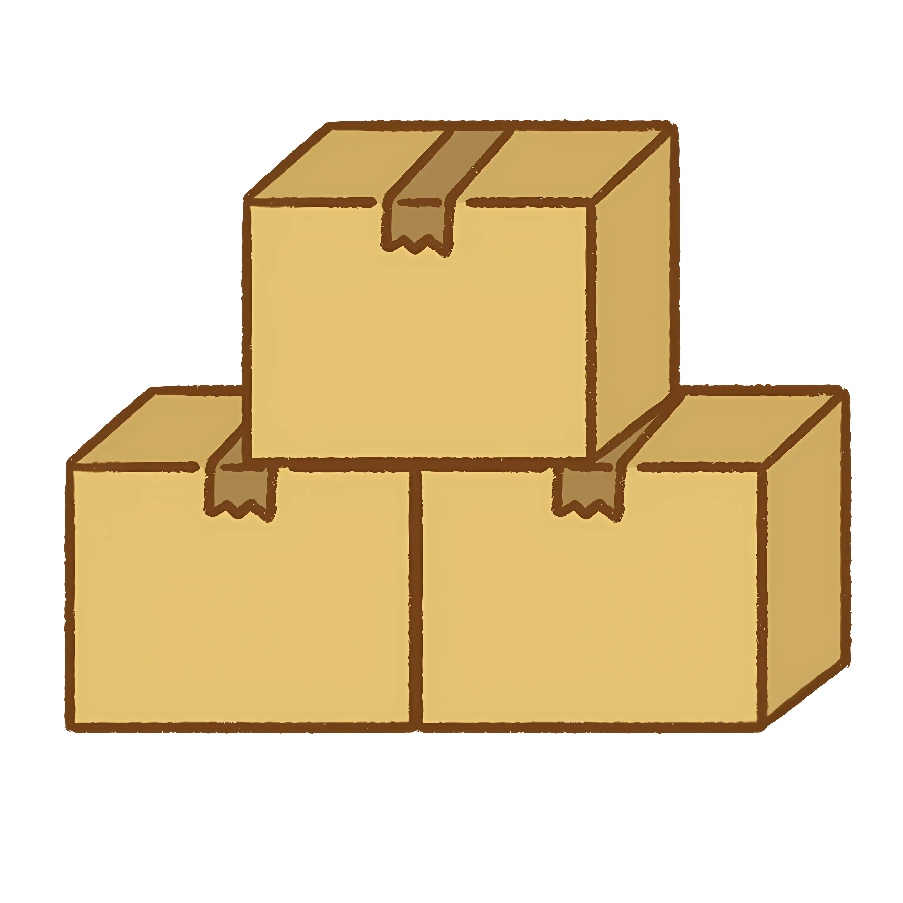 Stacked Cardboard Boxes
