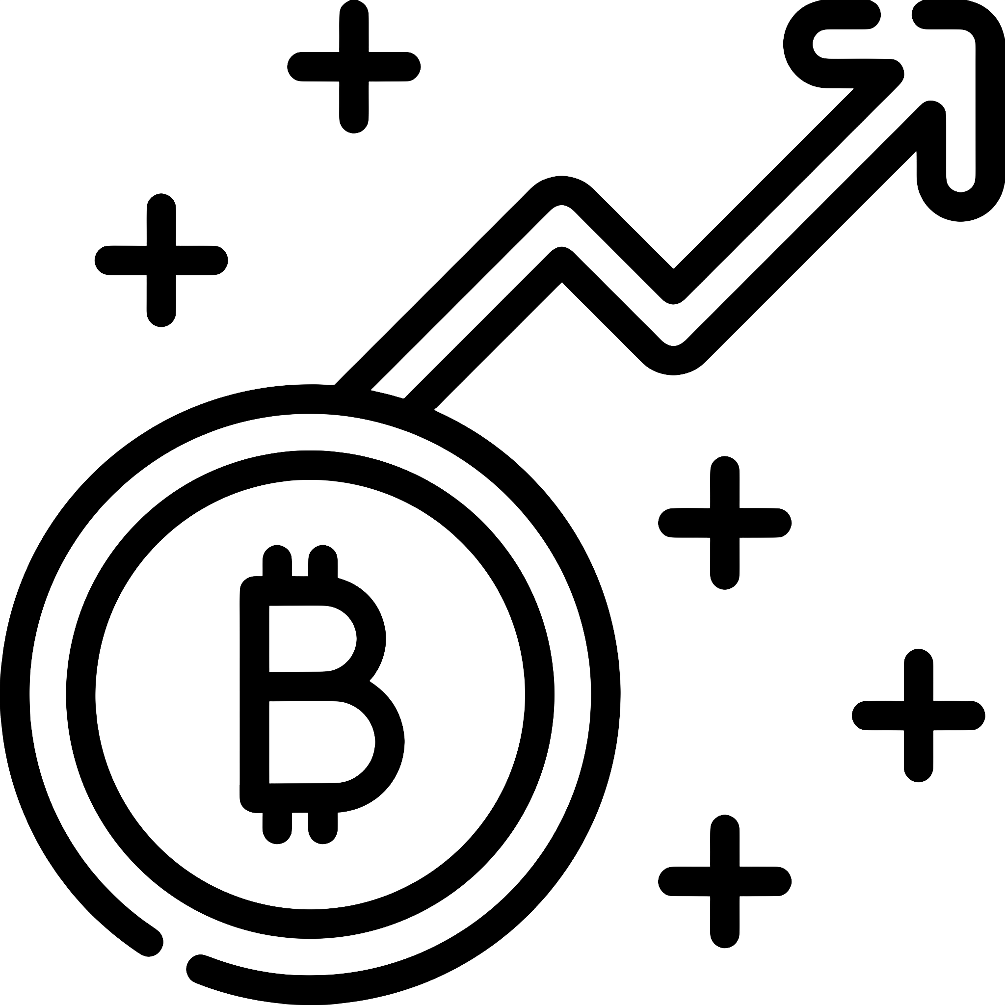 Bitcoin Growth Icon