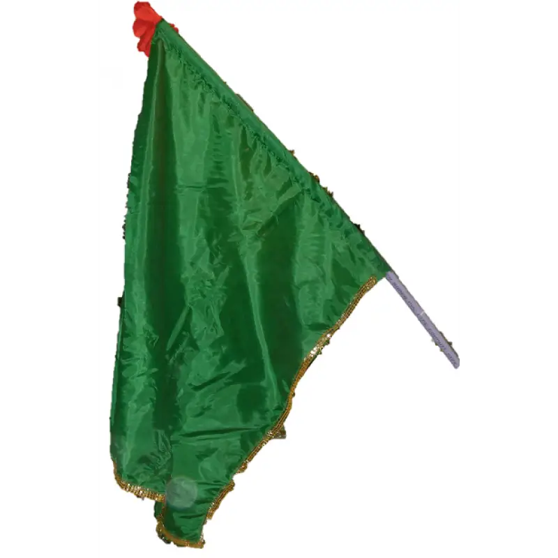 Green Flag with Red Top