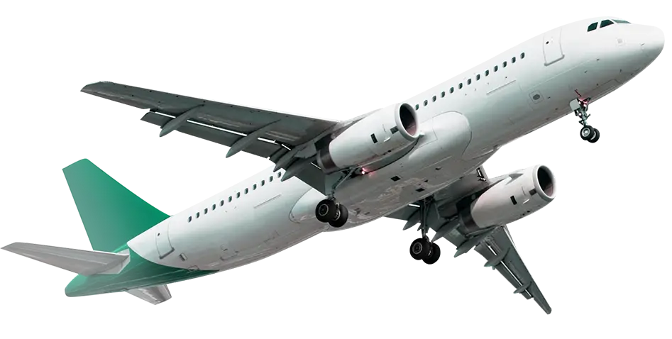 Passenger Airplane Flying Through the Sky