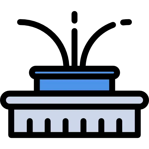 Simplified Fountain Icon Design