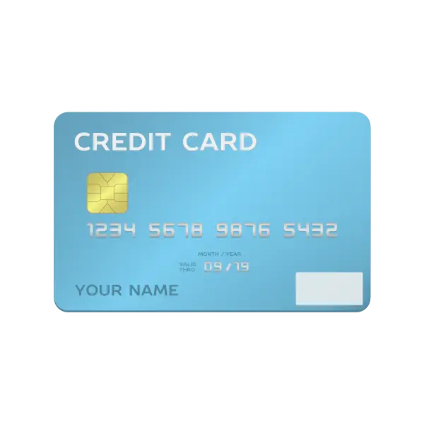 Blue Credit Card for Banking and Transactions