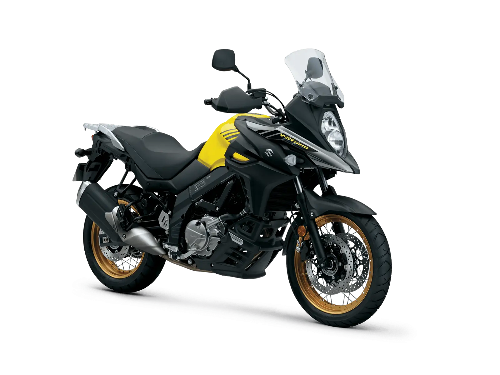 Yellow and Black Stylish Motorcycle