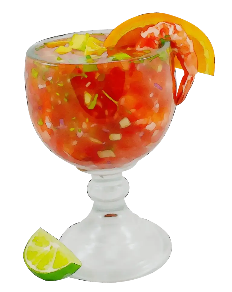 Shrimp Cocktail with Lime and Orange