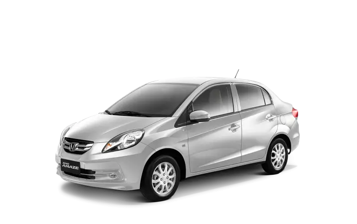Silver Compact Hatchback Car