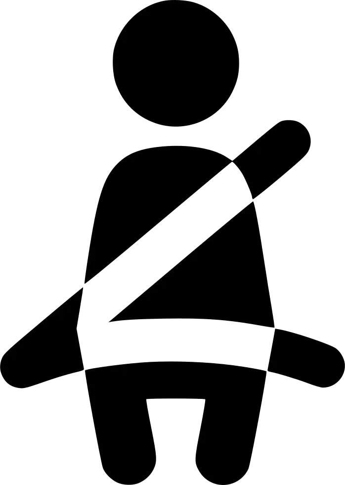 Seatbelt Safety Icon
