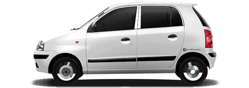 White Compact Hatchback Car