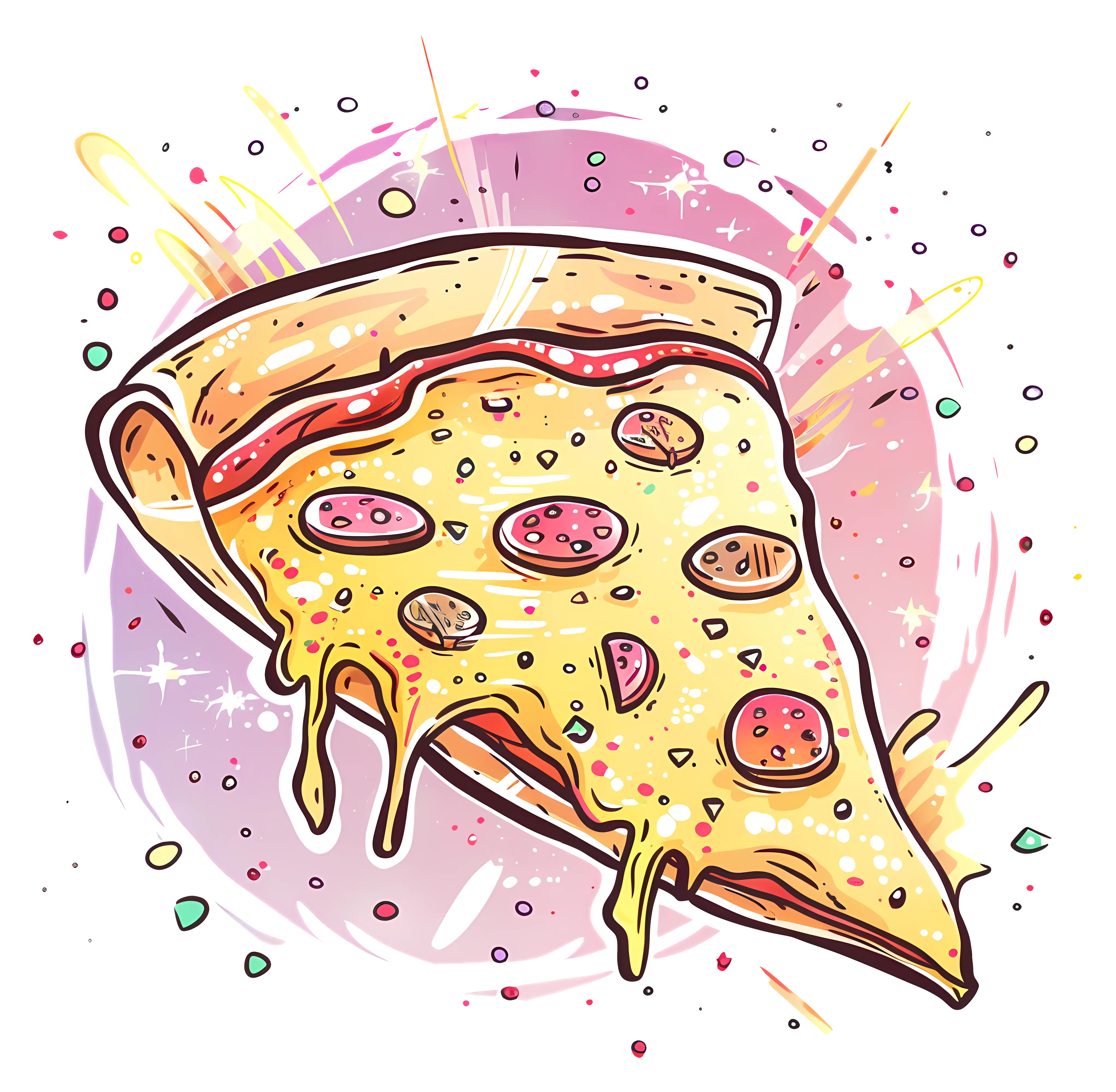 Cheesy Pizza Slice