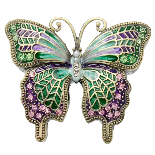 Colorful Decorative Butterfly Brooch