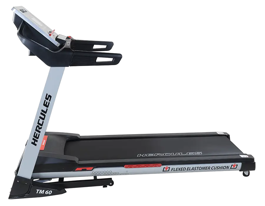 Modern treadmill for fitness enthusiasts