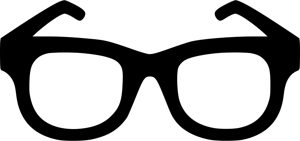 Black Eyeglasses Silhouette