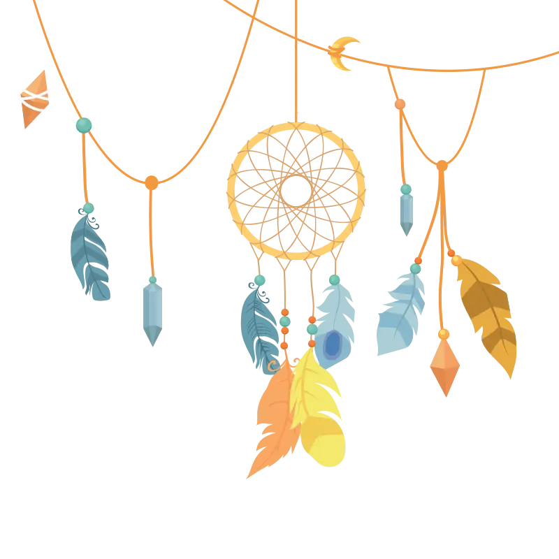 Colorful Dreamcatcher Decoration