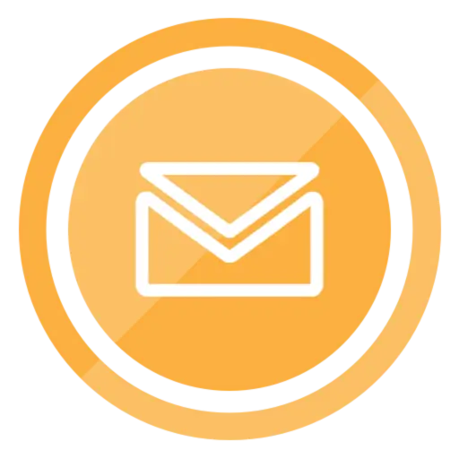 Yellow Email Icon for Communication