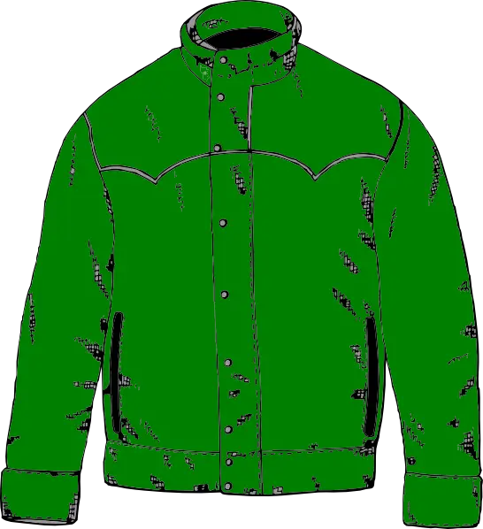 Green Jacket Illustration