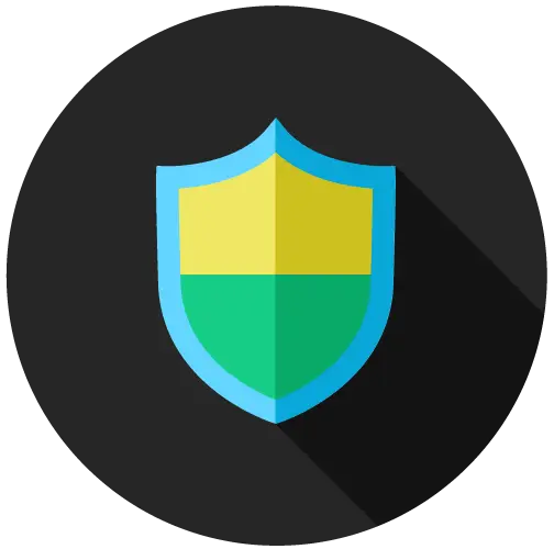 Flat Vector Shield Icon for Protection