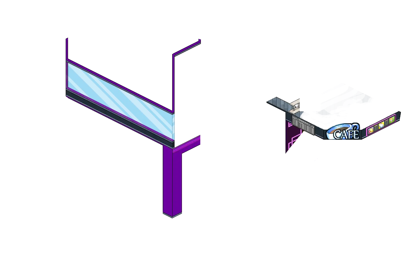 Purple Advertising Billboard