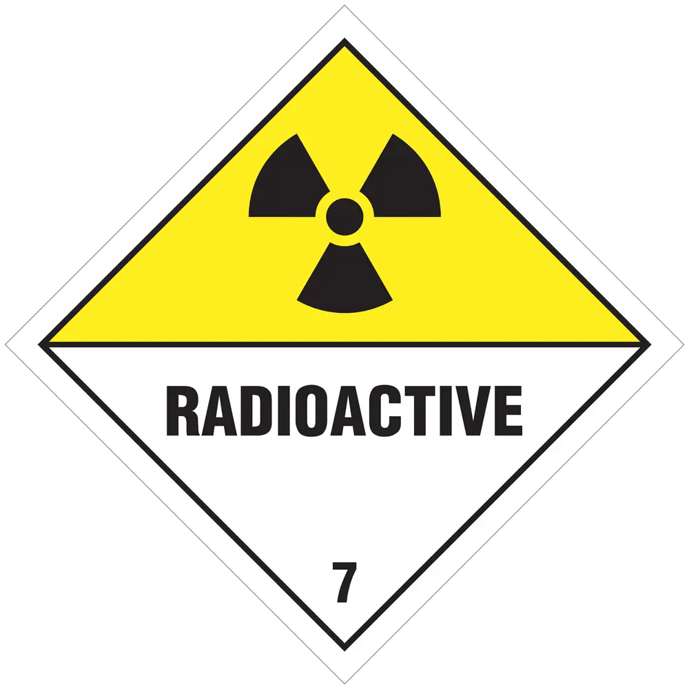 Radioactive Hazard Warning Sign