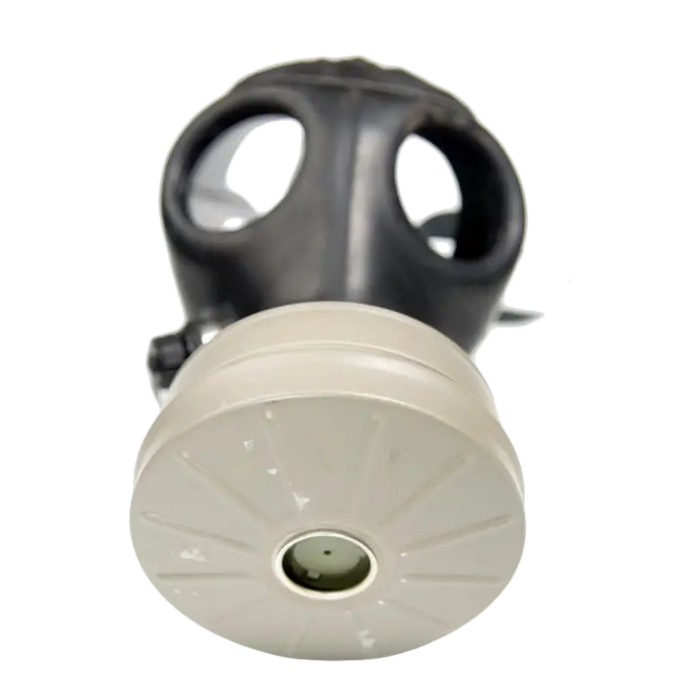 Black Gas Mask with Filter