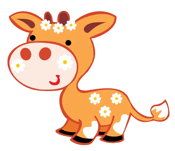 Cute Cartoon Giraffe