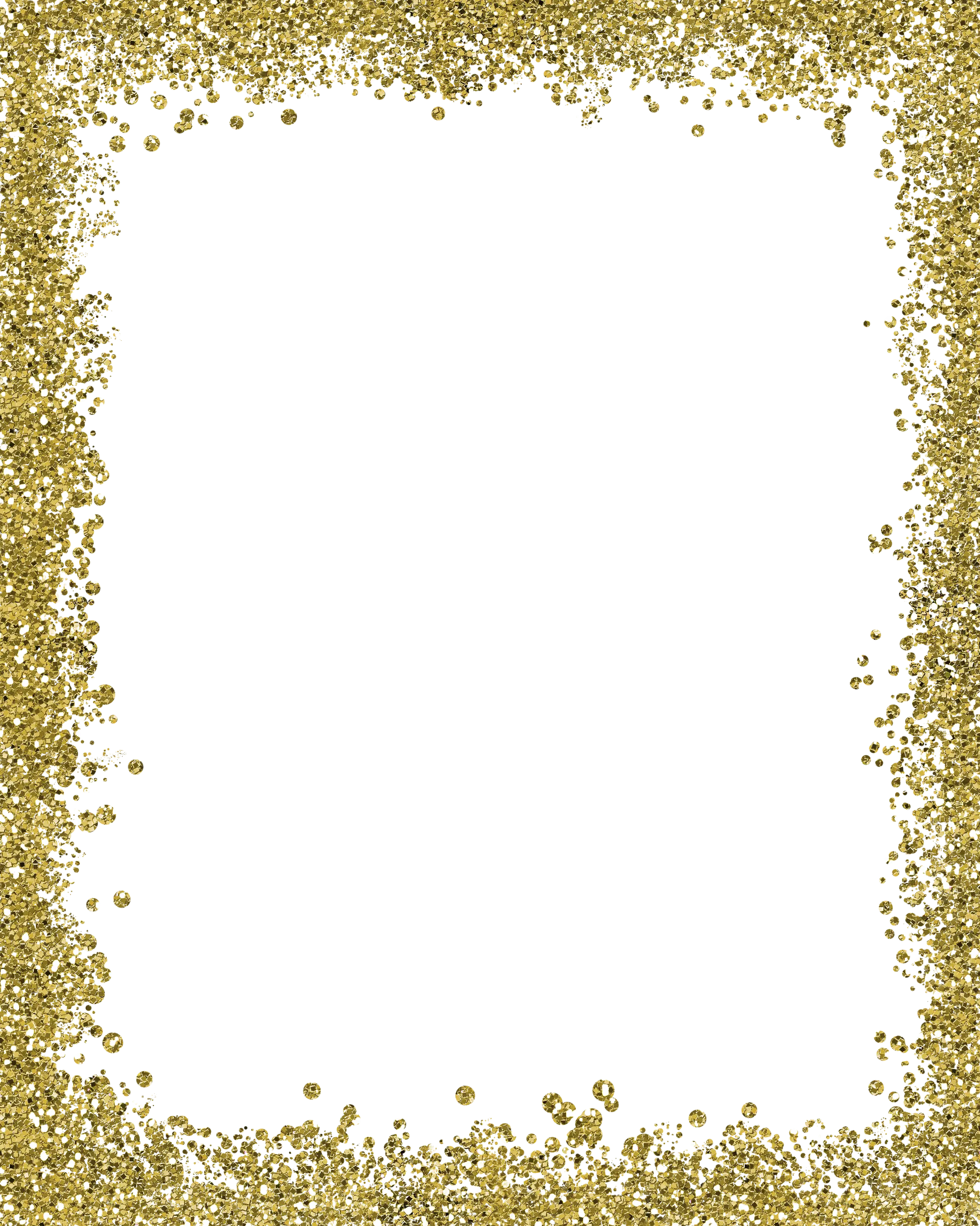 Gold Glitter Border for Elegant Decor