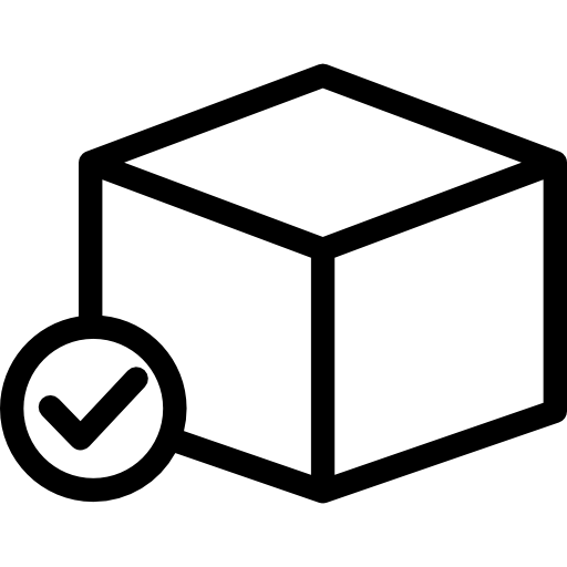 Icon of Checked Box for Confirmation
