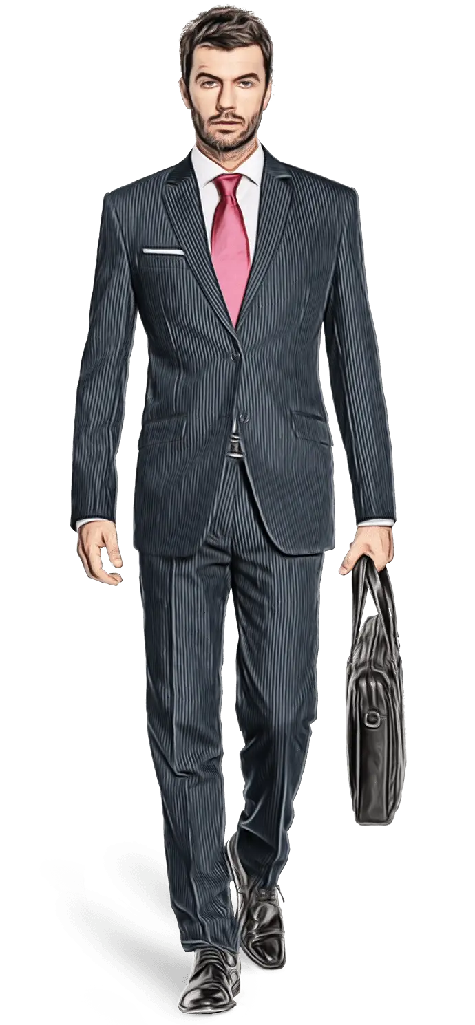 Illustration of a Businessman in Formal Wear