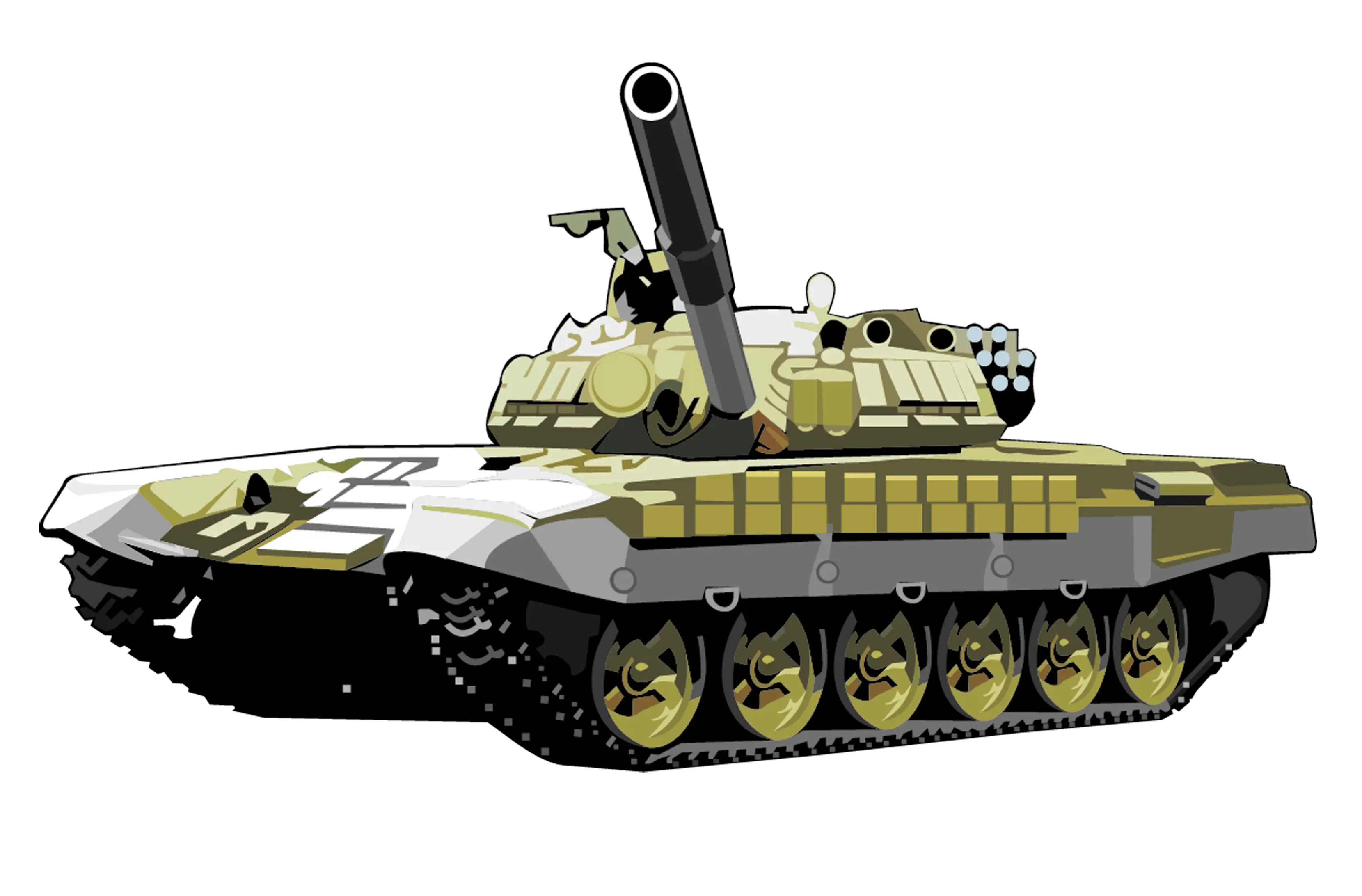 Illustration of a Military Tank