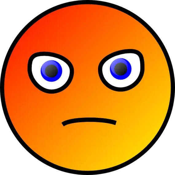 Angry Emoji Face to Express Emotions
