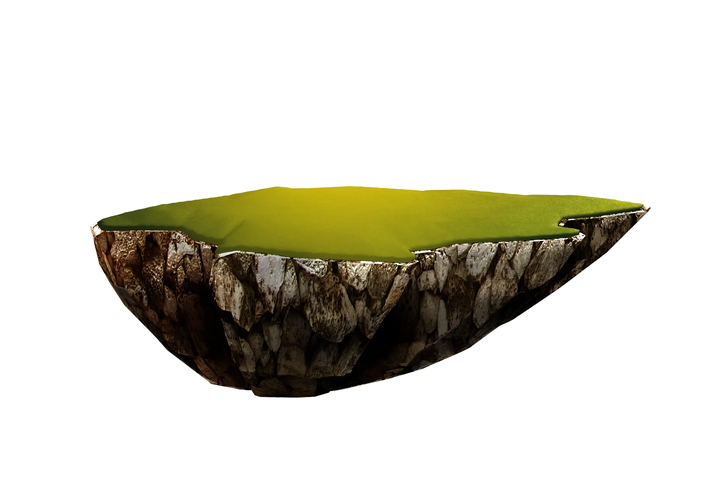 Floating Island Fantasy Landscape