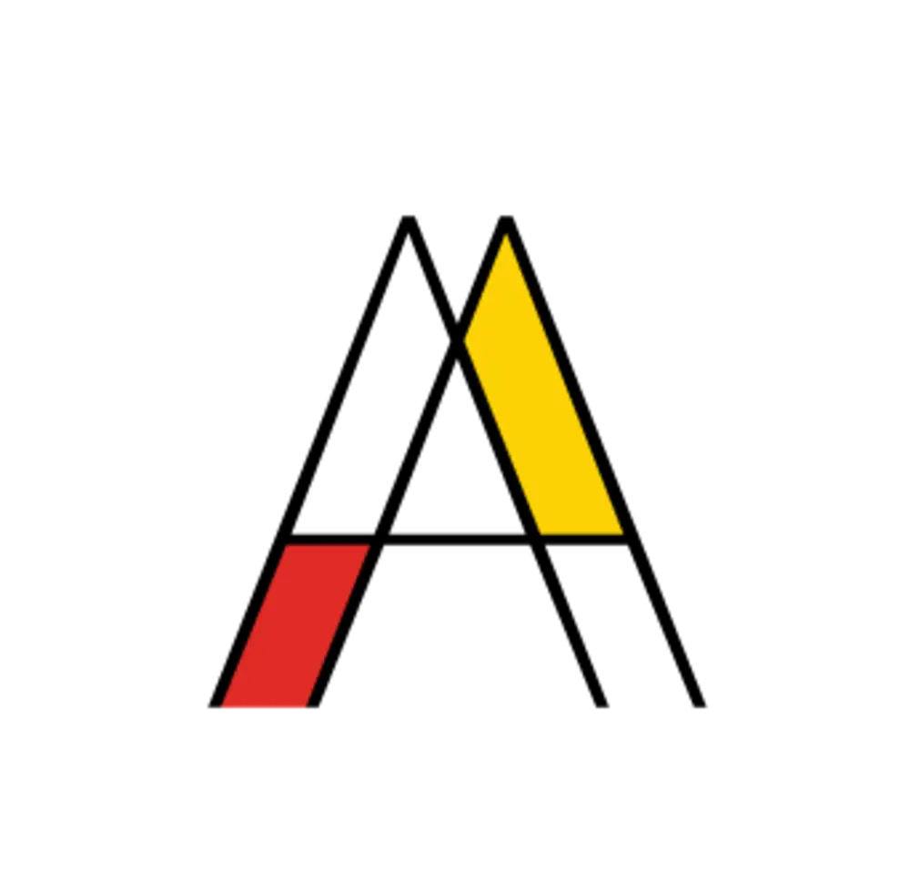 Geometric A Symbol in Colorful Design