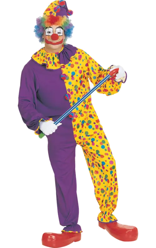 Colorful Clown in Costume