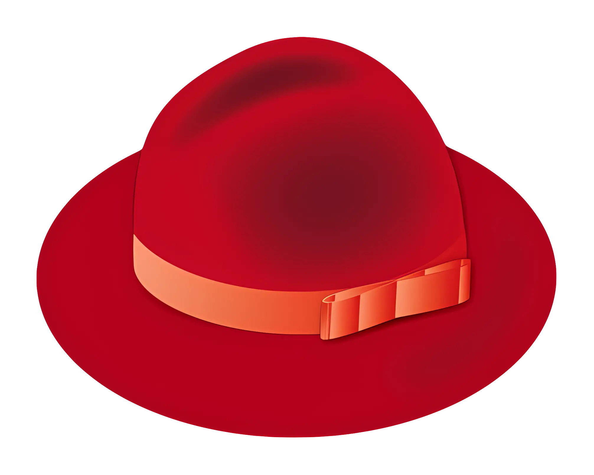 Red Hat with Ribbon
