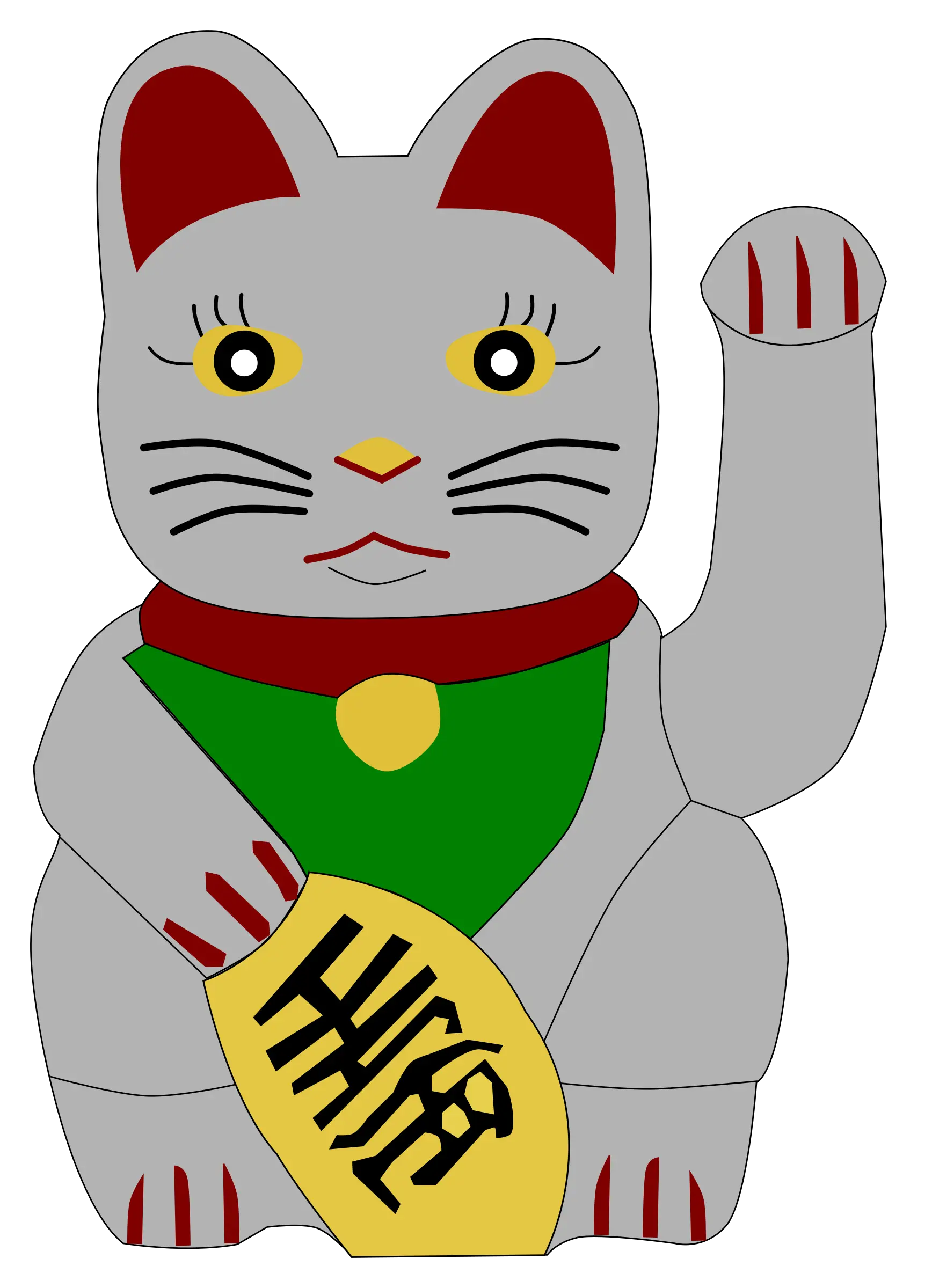 Traditional Maneki-neko Lucky Cat
