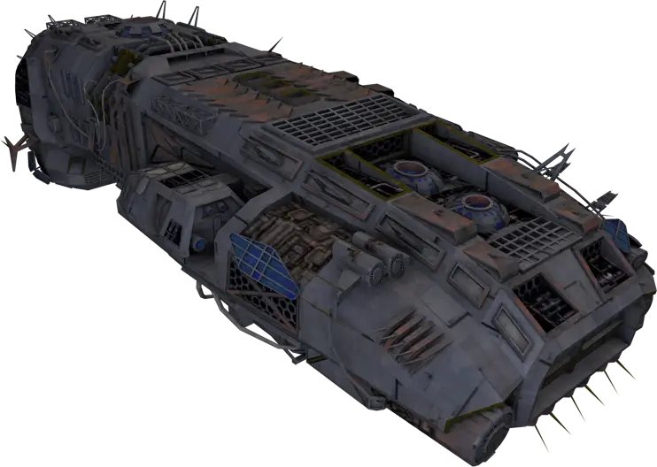 Detailed Spaceship for Futuristic Sci-Fi Themes