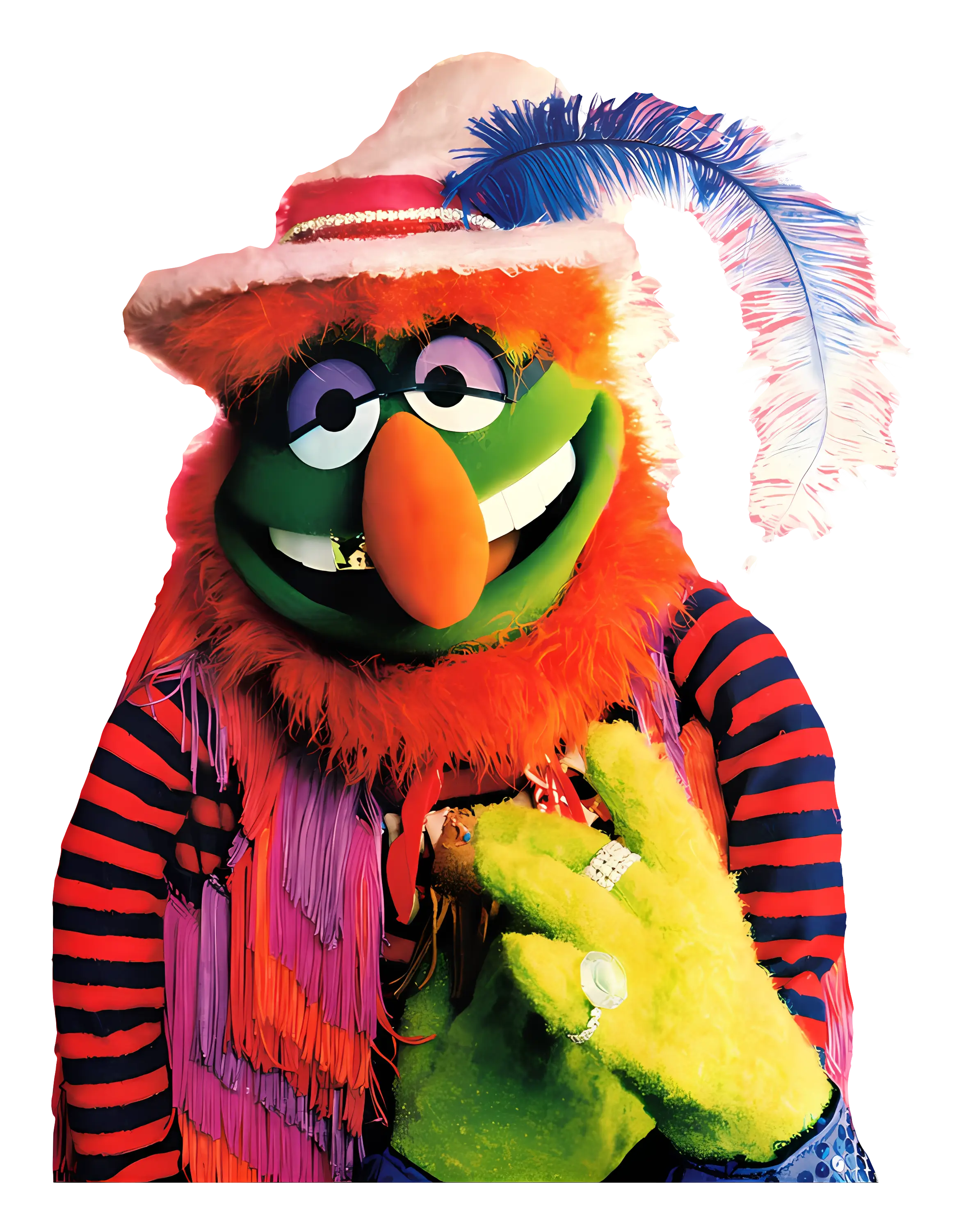 Colorful Muppet Character Illustration