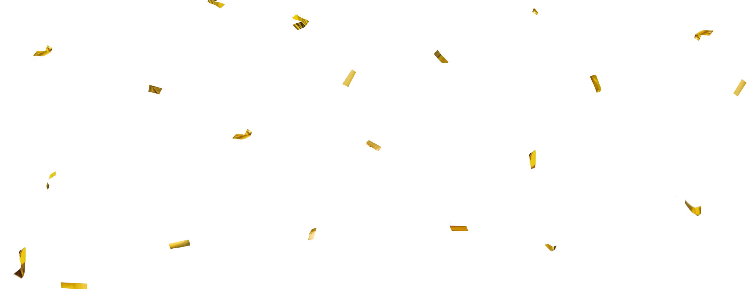 Gold Confetti for Festive Celebrations