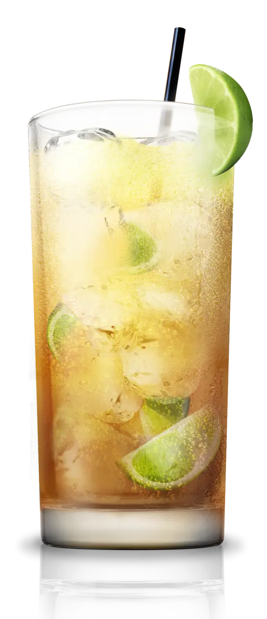 Iced Drink with Lime