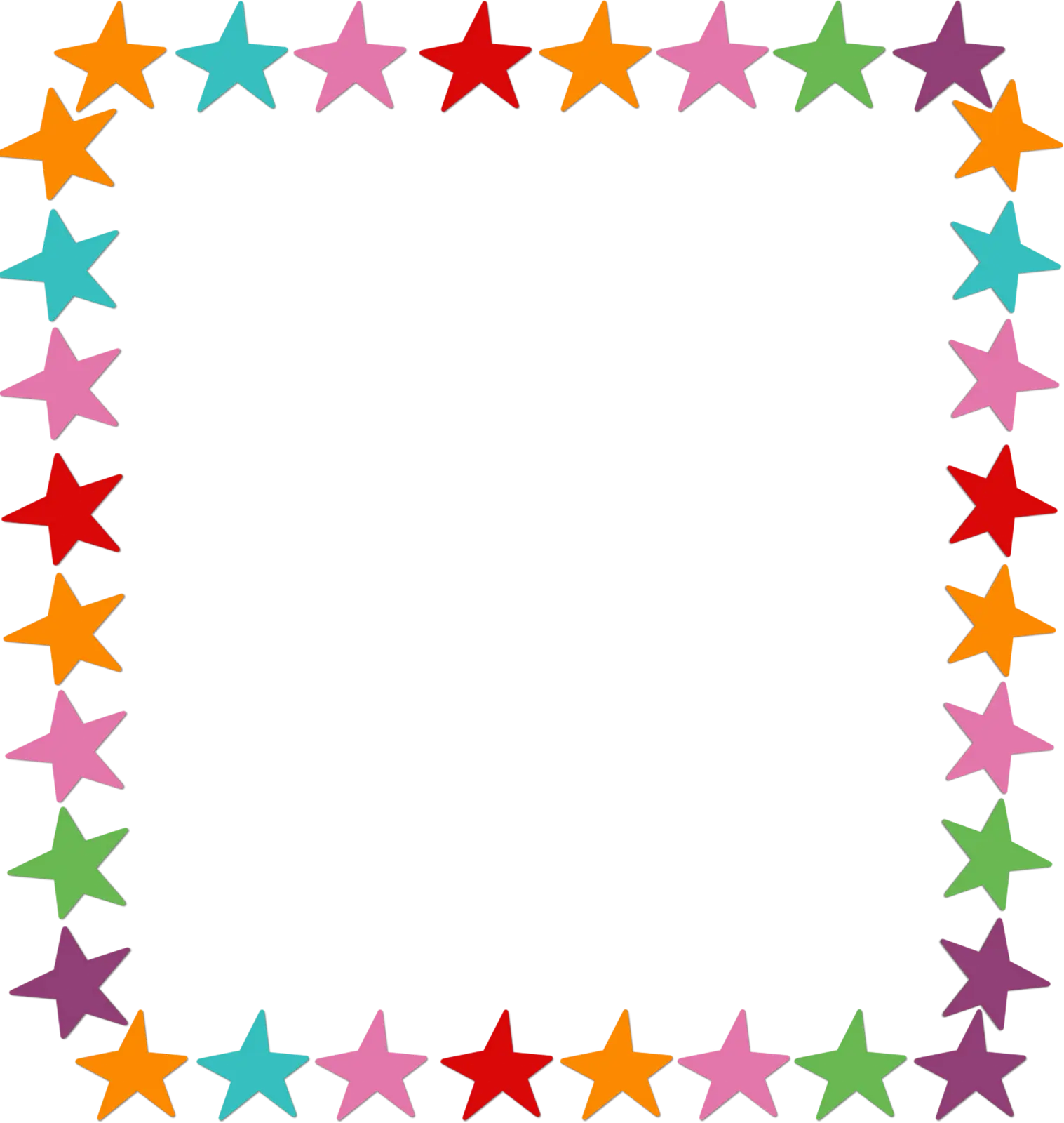 Colorful Star Frame