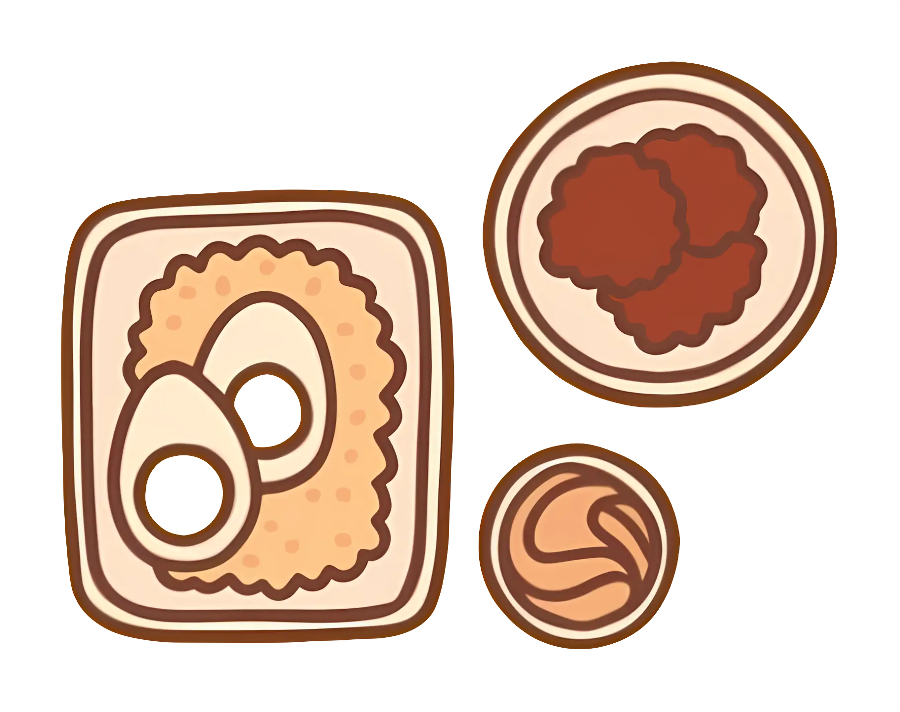 Food with Eggs and Meat