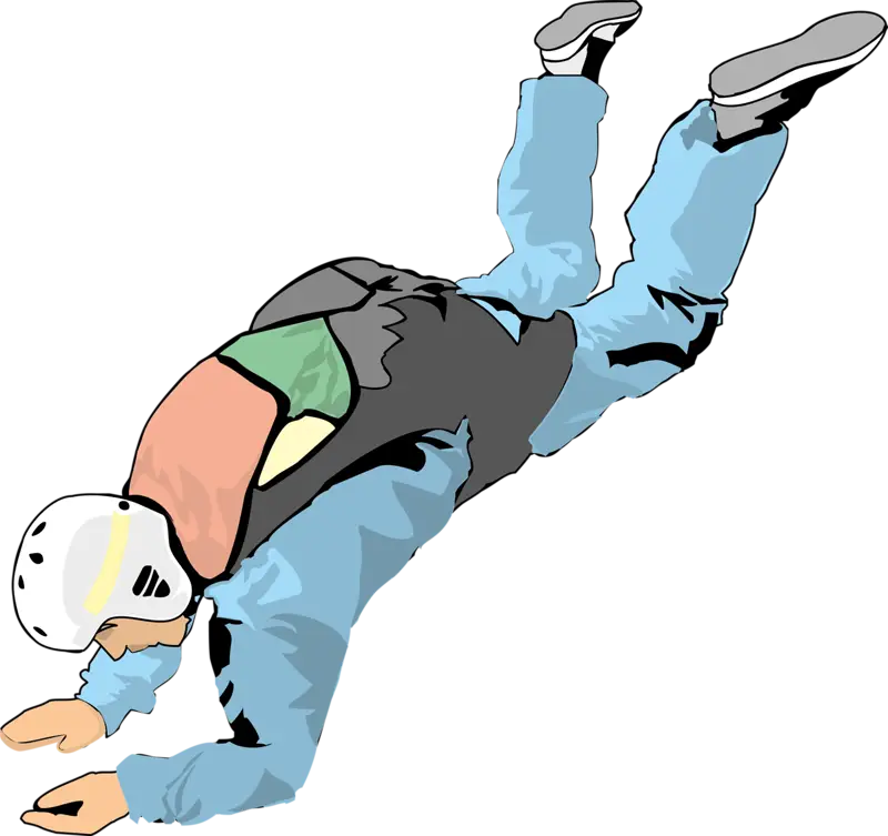 Skydiver in Freefall