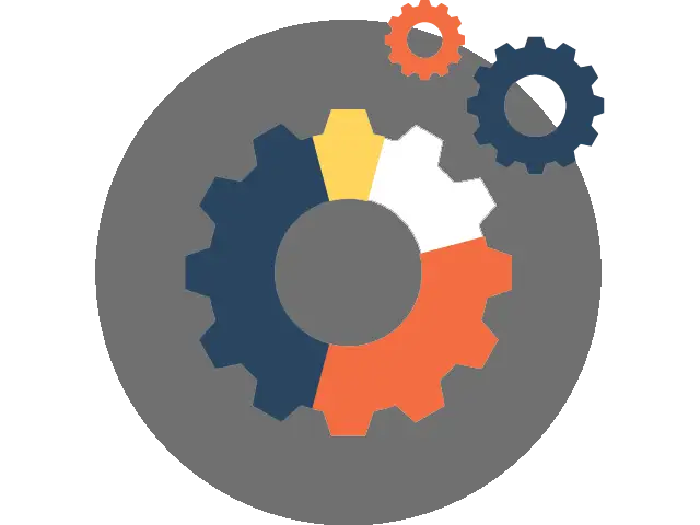 Colorful Mechanical Gears